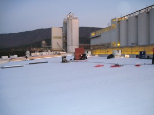 Tennessee Roofing and Construction - Industrial Roofing - Huber Corporation, Etowah, Tennessee